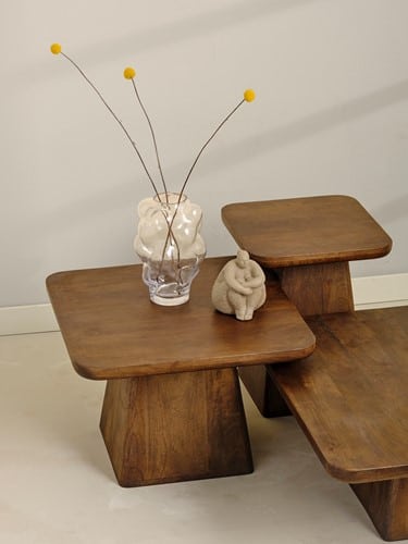 NijwieMySons Bijzettafel 40, Mango Brown Walnut - Stockholm Collection