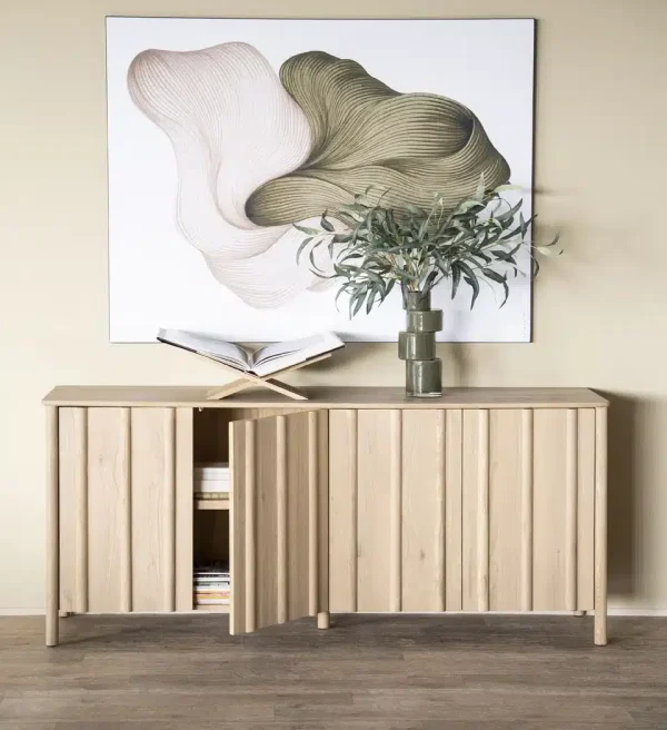 Eleonora dressoir Jake 183x47x80 cm eiken naturel