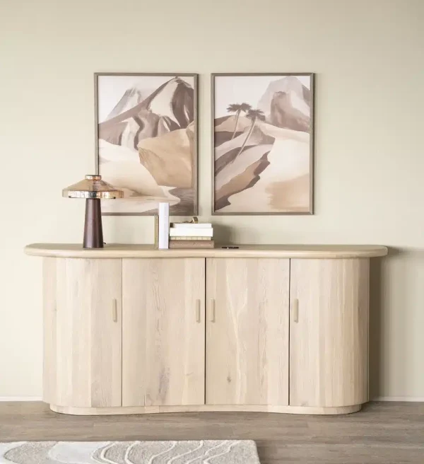 Eleonora dressoir Josh 180x50x80 cm eiken naturel