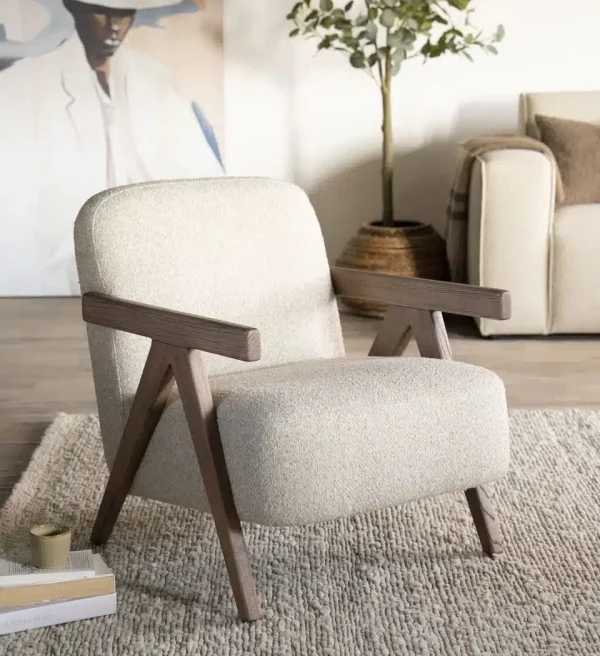 Eleonora fauteuil Francis met arm beige