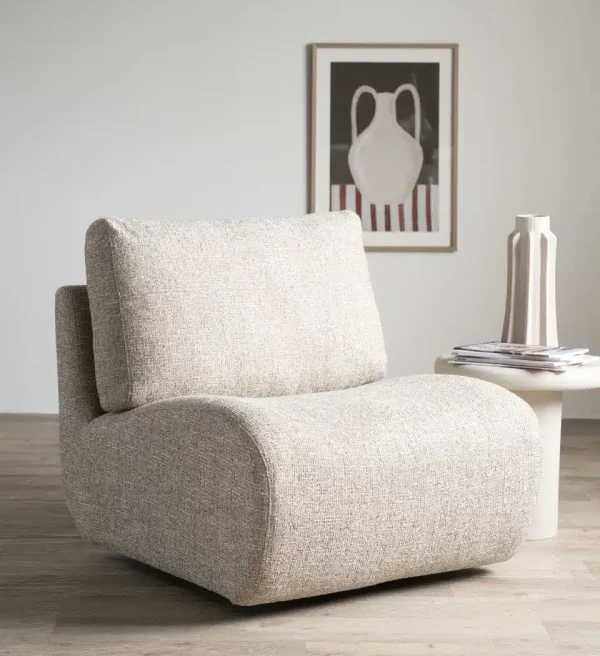 Eleonora fauteuil Lucia taupe