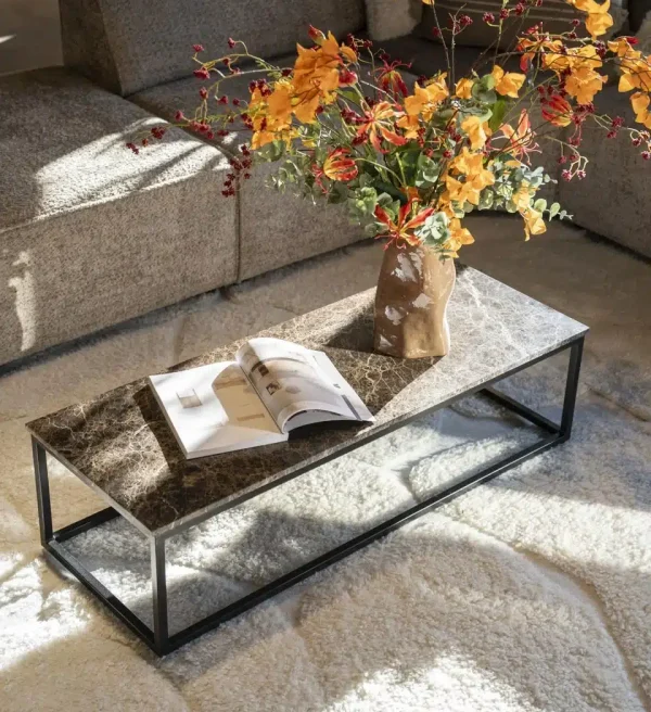 Eleonora salontafel Rico 120x45x32 cm marmer