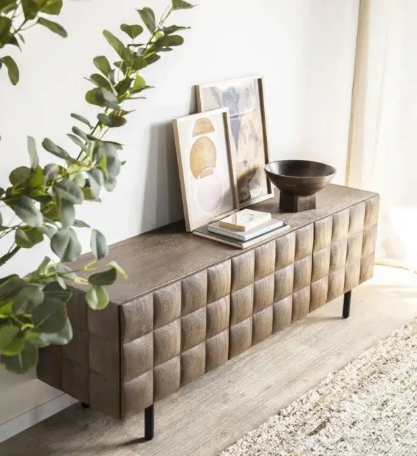 Eleonora tv meubel Felix 160x41,5x54 cm mangohout