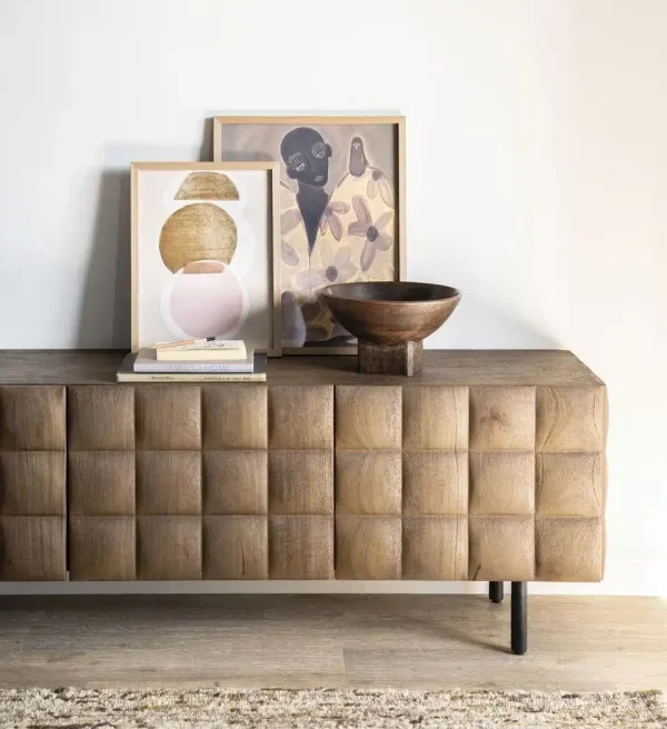 Eleonora tv meubel Felix 210x50x140 cm mangohout