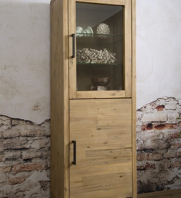 SHOWMODEL Tower Living vitrinekast Trego acacia