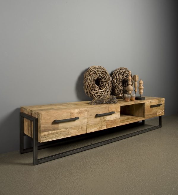 SHOWMODEL Tower Living tv meubel Potenza teak