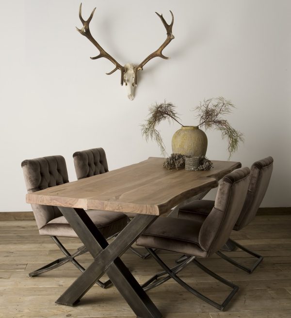 Tower Living eettafel Xabia acacia