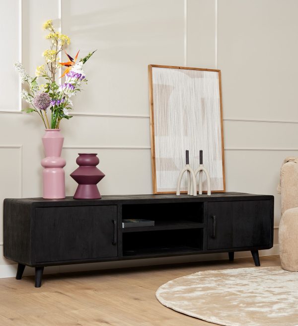 Starfurn Tv meubel Omaha Black | 180 cm