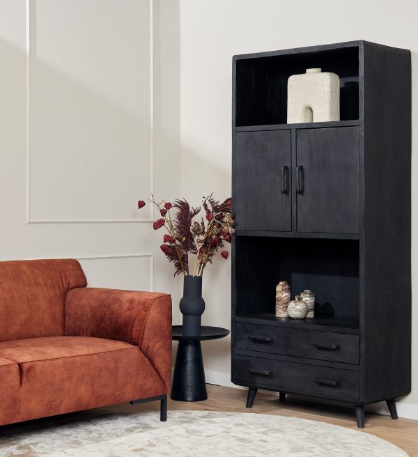 Starfurn Boekenkast Omaha Black | 90 cm