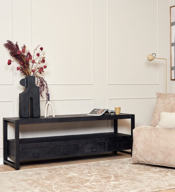 Starfurn Tv meubel Boaz Black | 180 cm