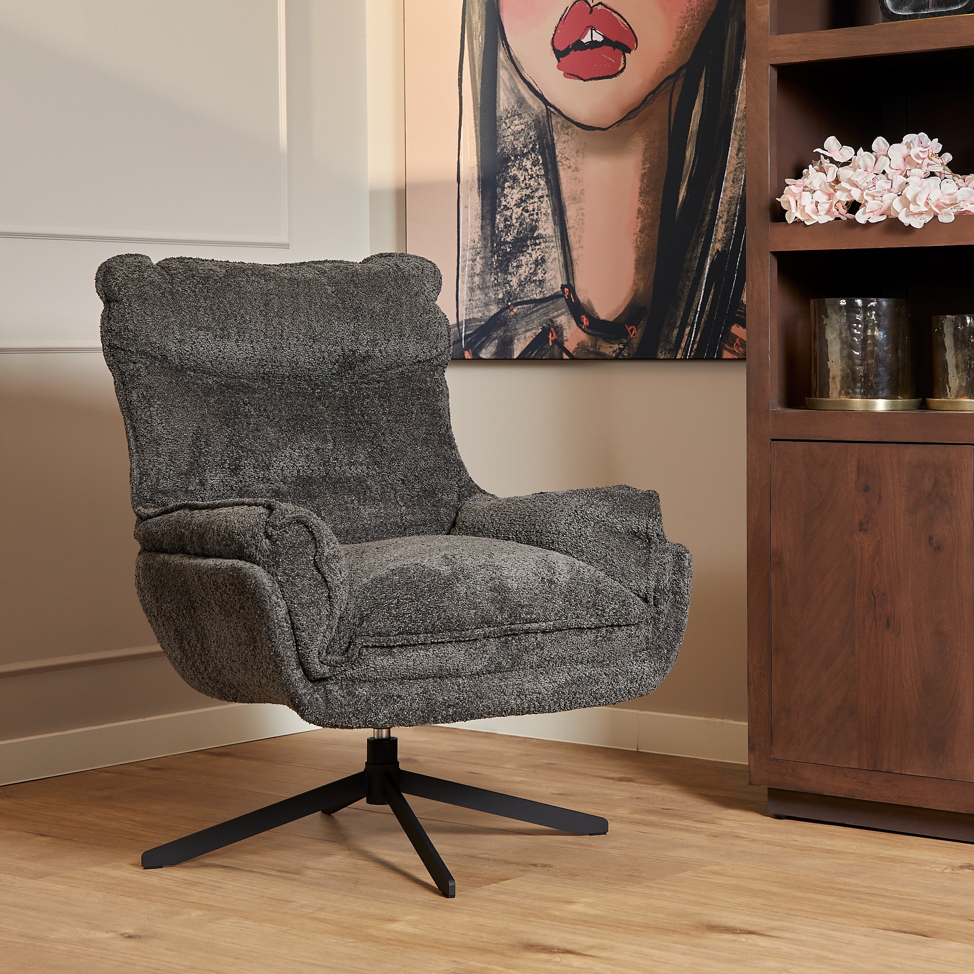 Starfurn Fauteuil Vera | Dark Grey