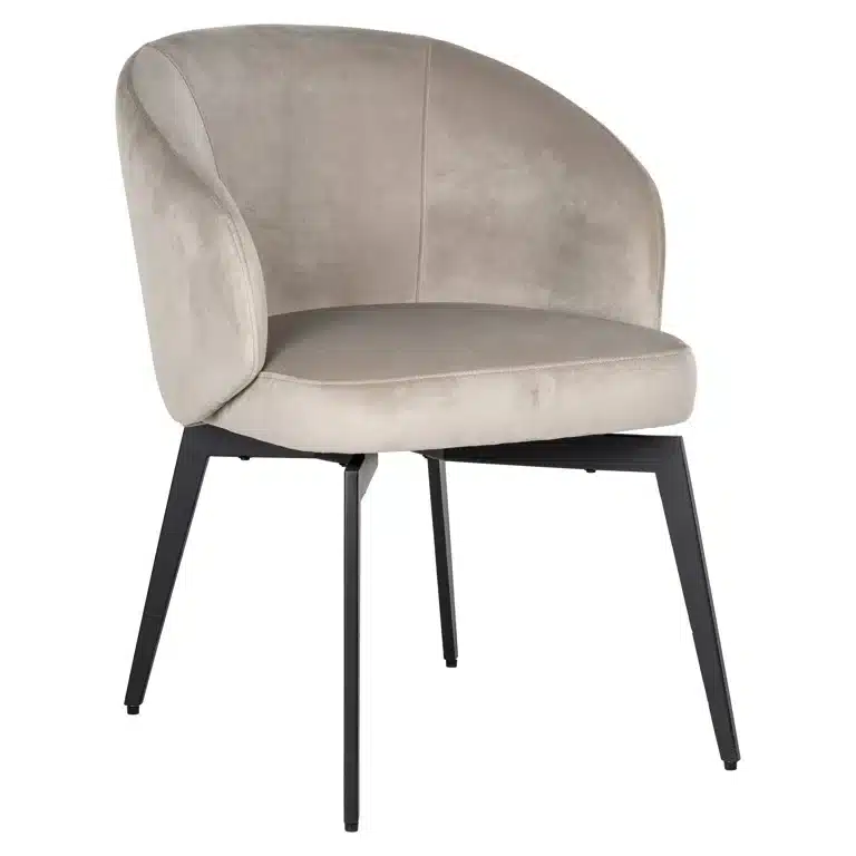 Richmond Interiors eetkamerstoel Amphara khaki