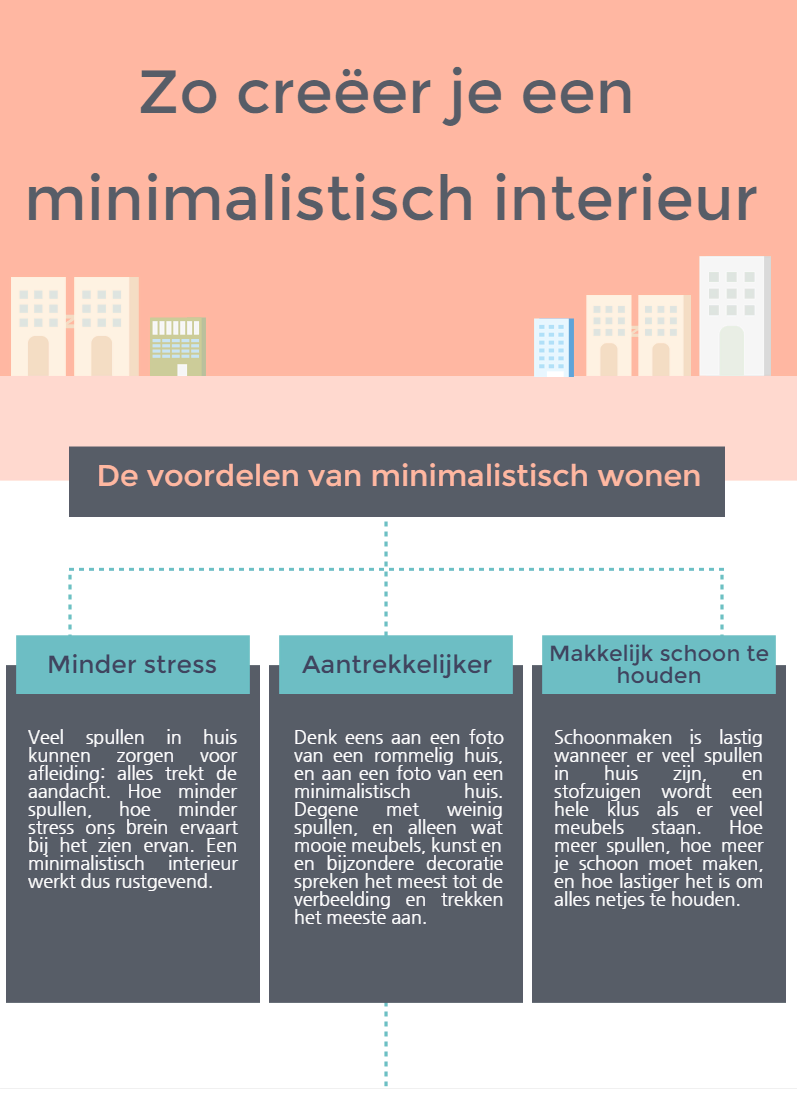 Infographic: Minimalistisch wonen