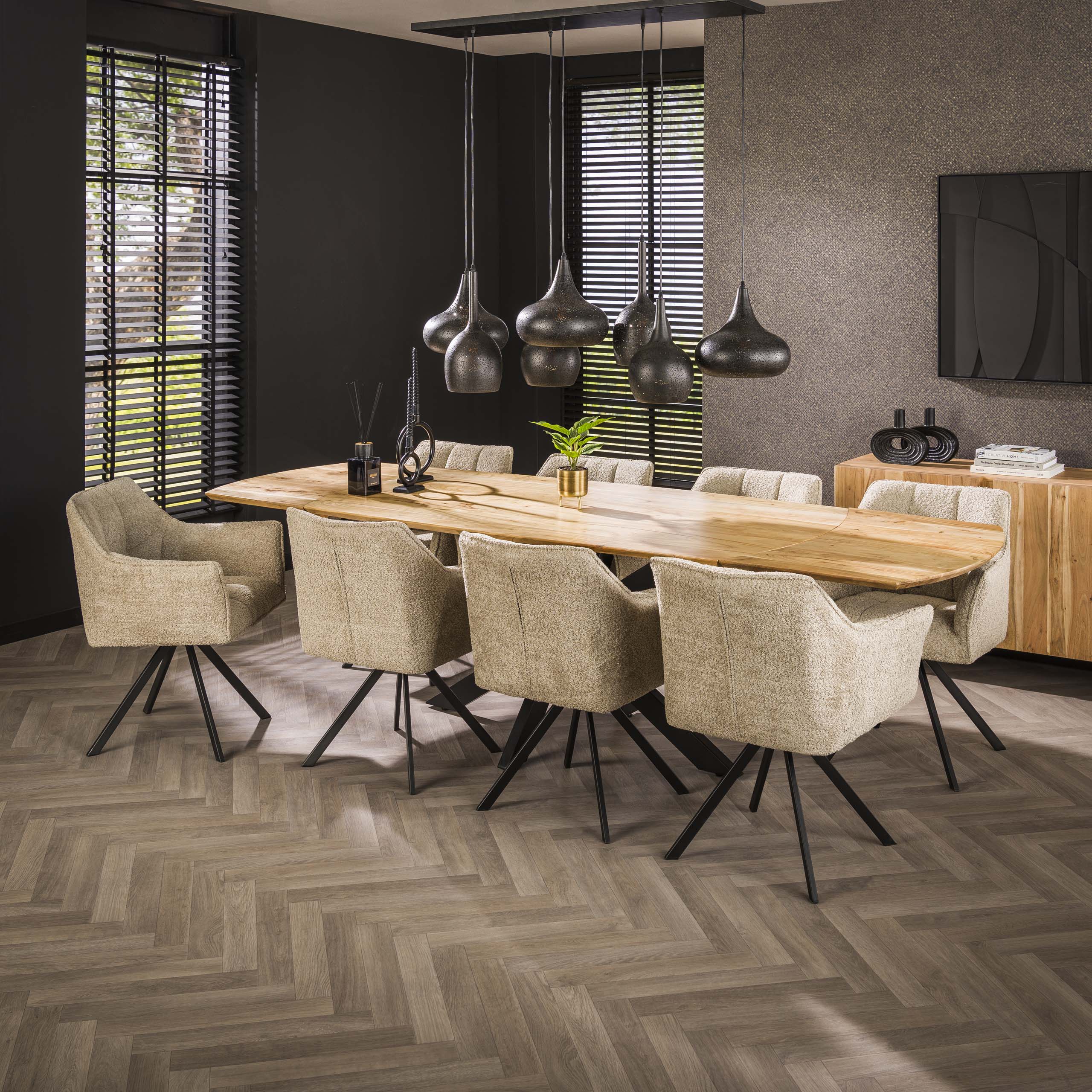 Eettafel Extend 175/275cm / Massief acacia