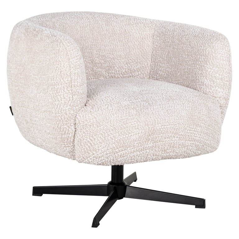 Richmond Interiors draaifauteuil Estelle creme