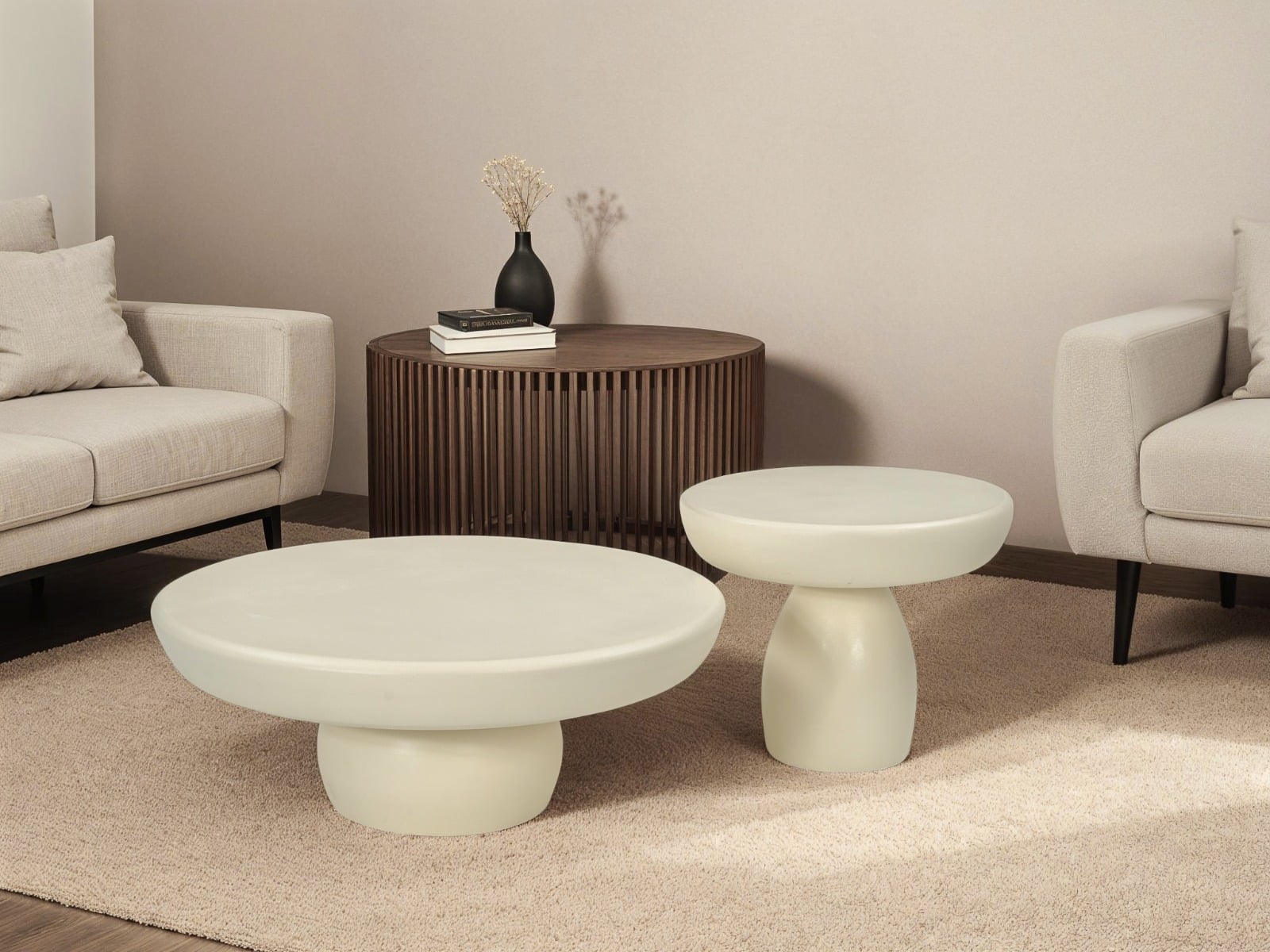 Livingfurn salontafel Brix Dune 80cm