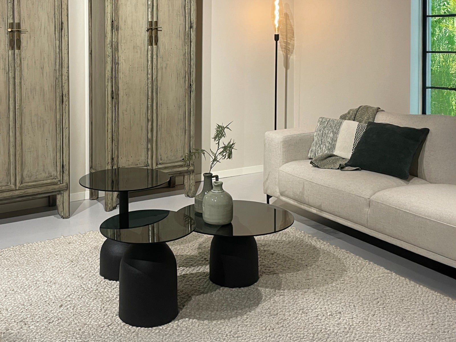 Livingfurn bijzettafel Brix Isa Black 50 cm