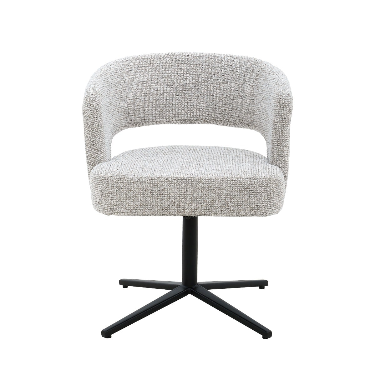 Livingfurn eetkamerstoel Isabel draaibaar beige