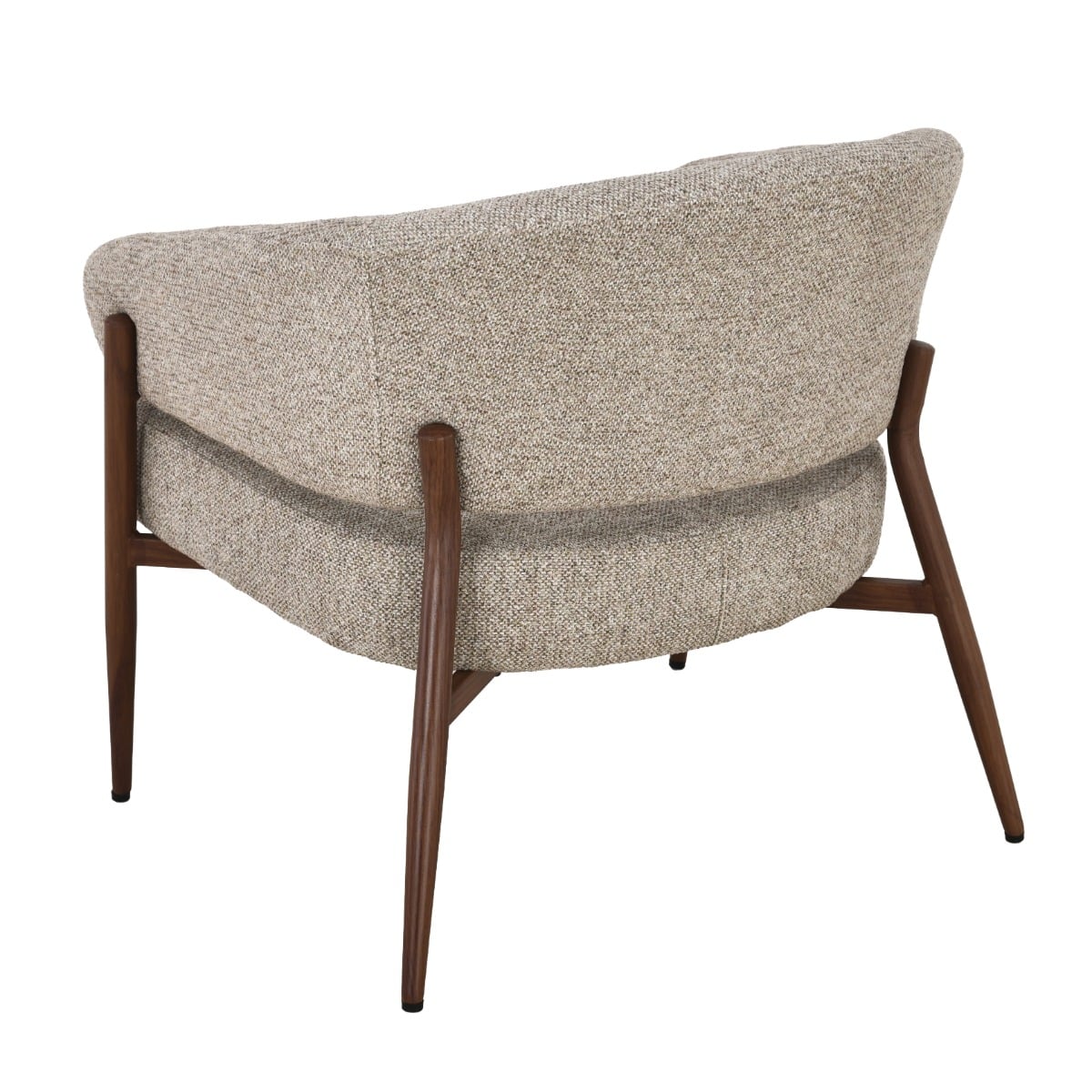 Livingfurn fauteuil Dilan Hush met arm walnut
