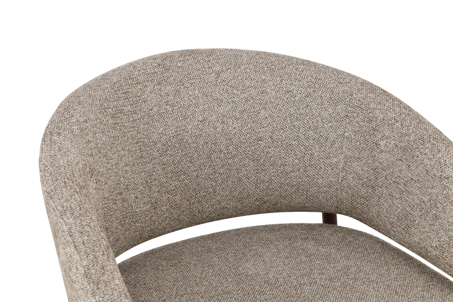 Livingfurn fauteuil Dilan Hush met arm walnut