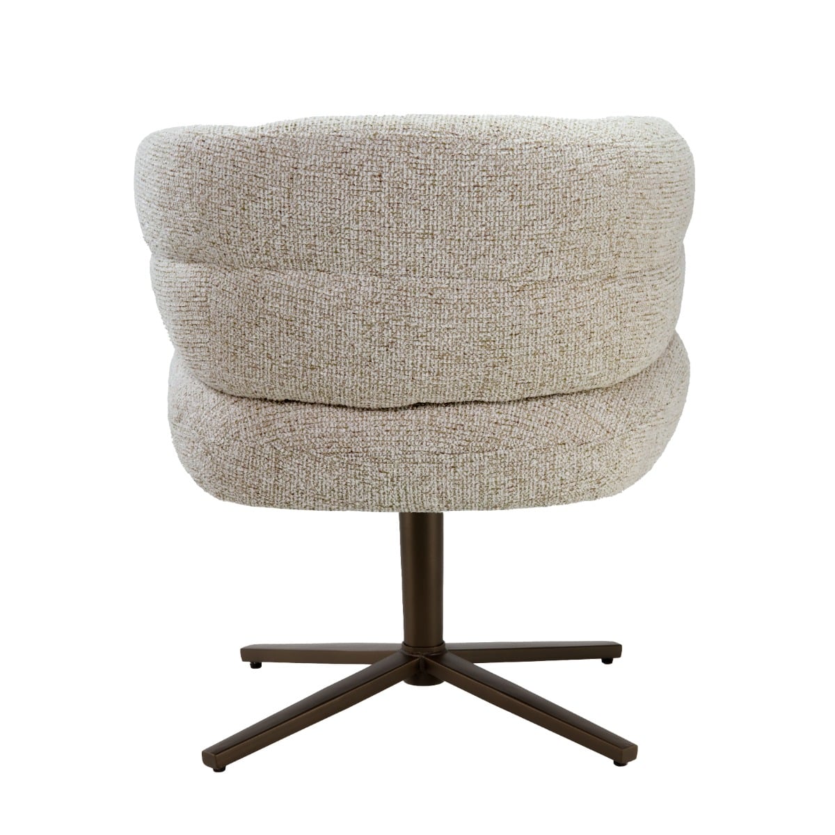 Livingfurn eetkamerstoel Blake draaibaar beige