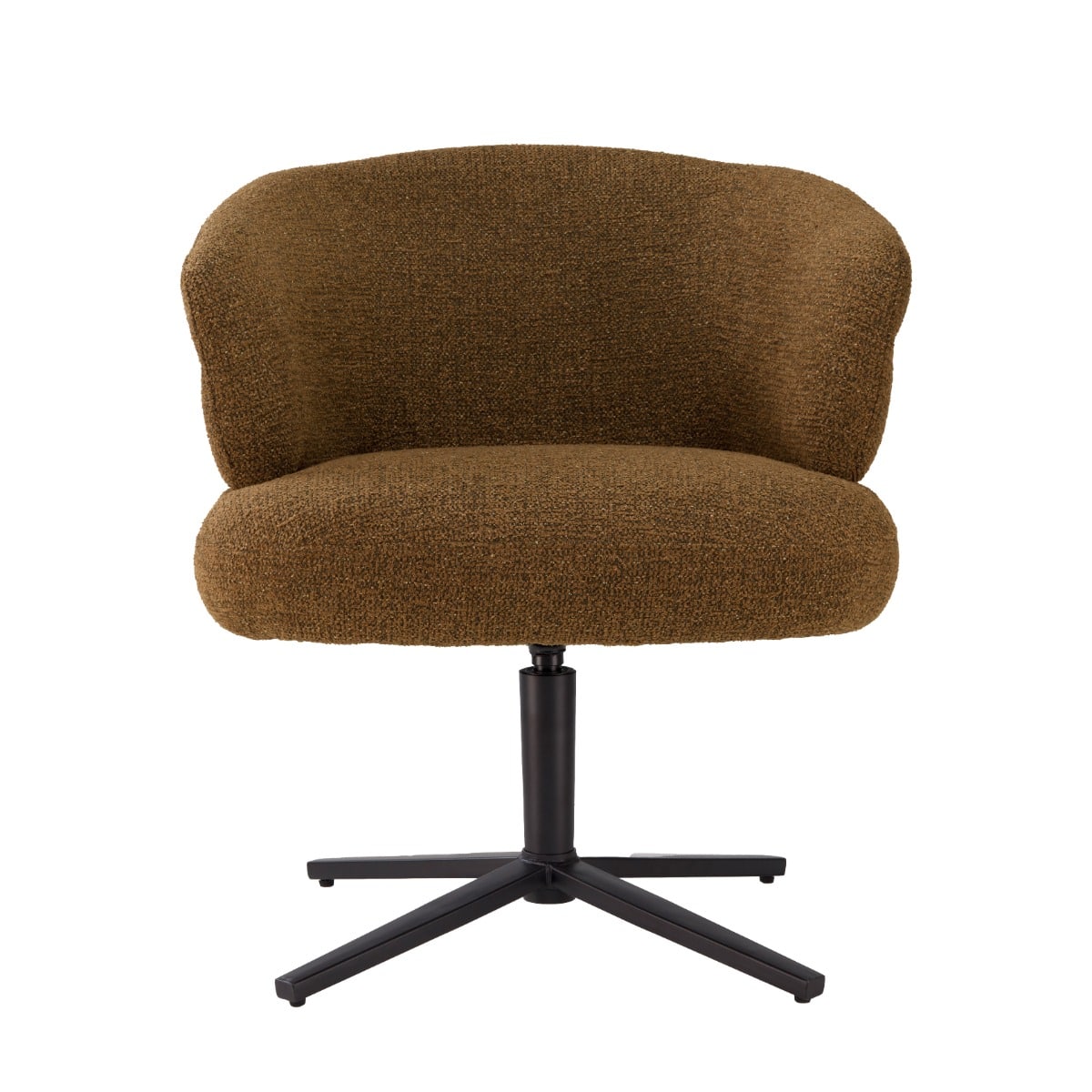 Livingfurn eetkamerstoel Blake draaibaar Caramel