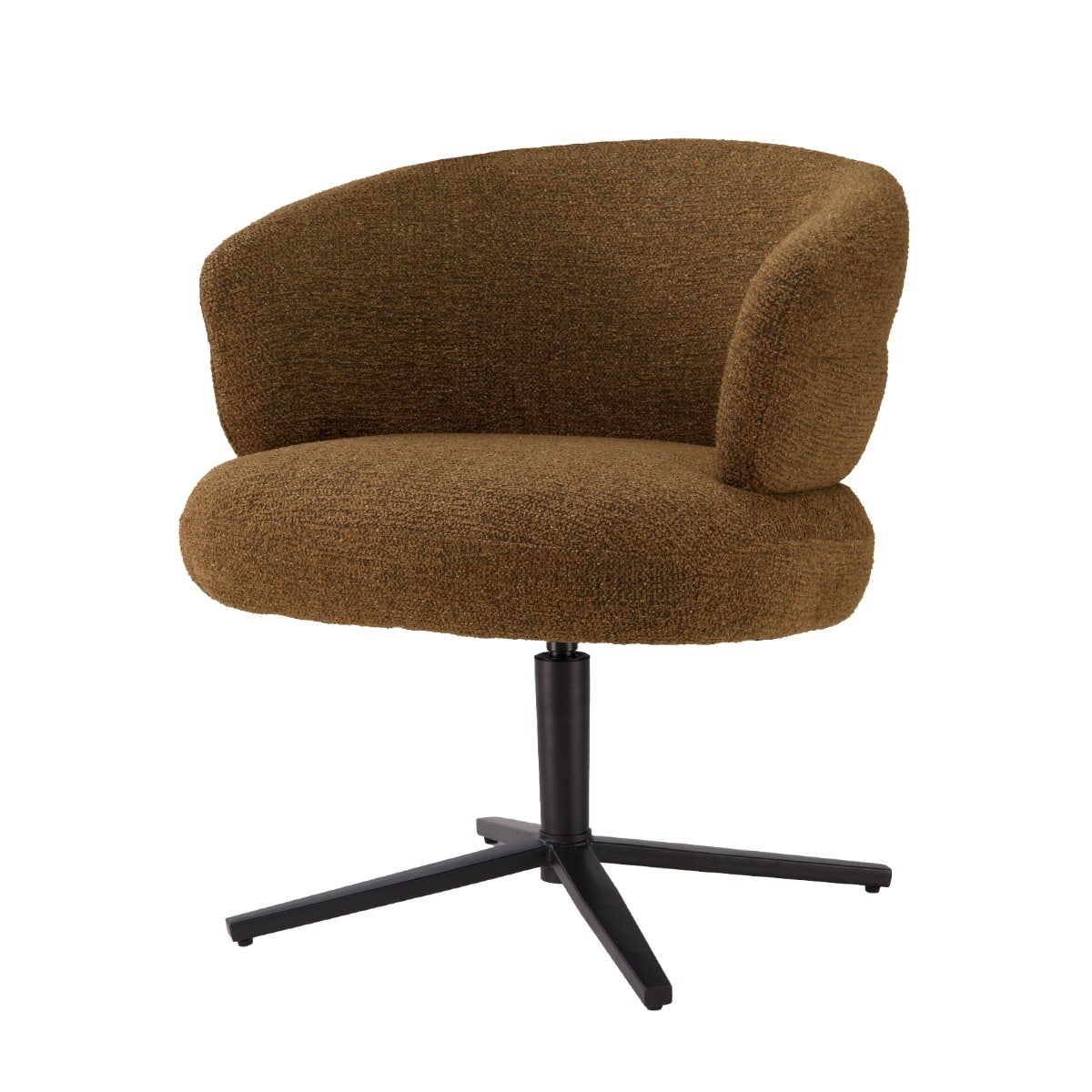 Livingfurn eetkamerstoel Blake draaibaar Caramel