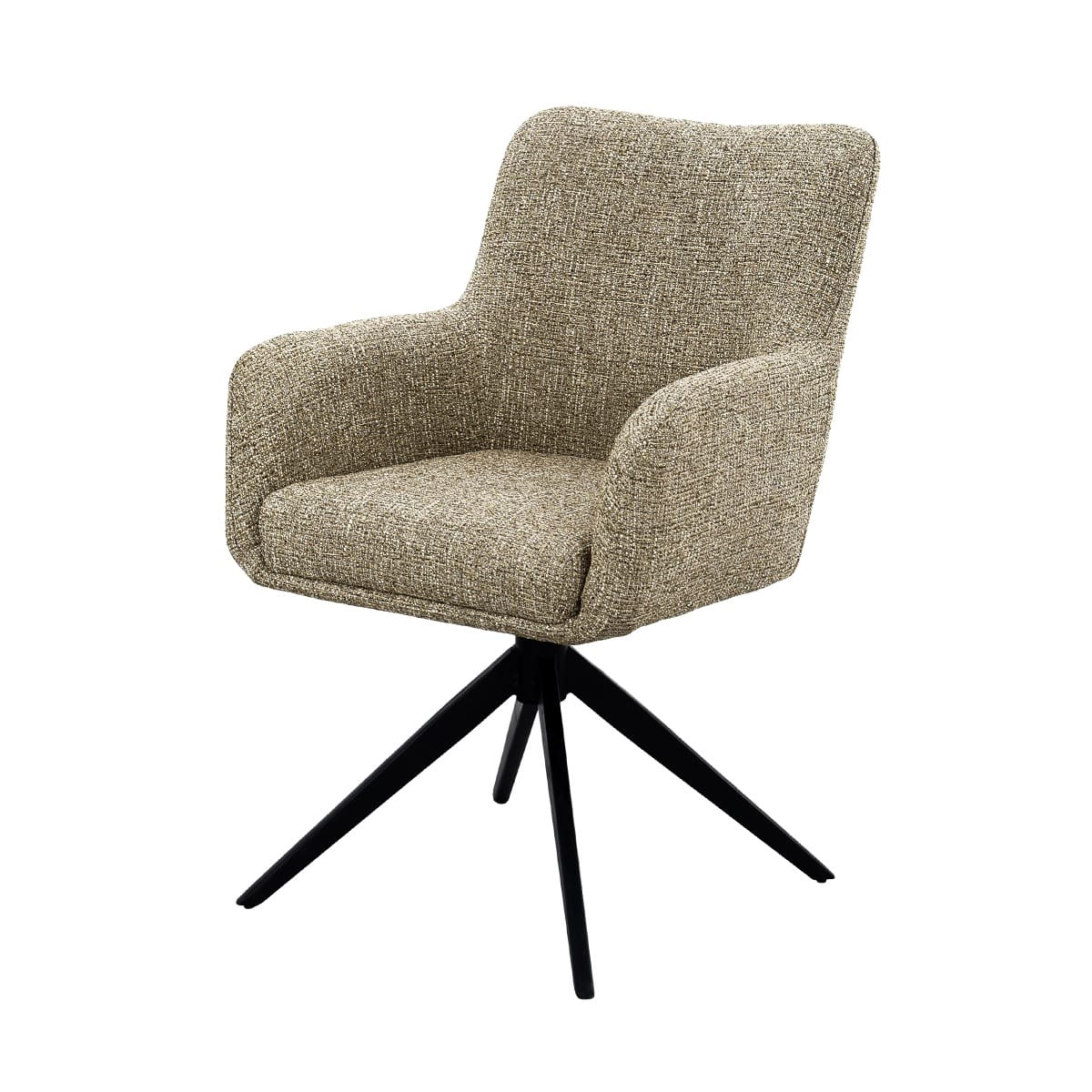 Livingfurn eetkamerstoel Tara draaibaar beige