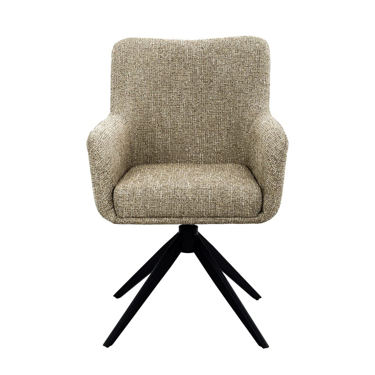 Livingfurn eetkamerstoel Tara draaibaar beige