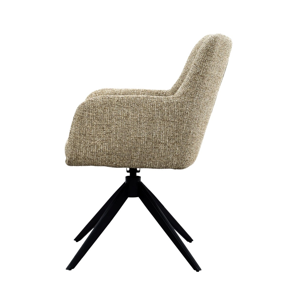 Livingfurn eetkamerstoel Tara draaibaar beige