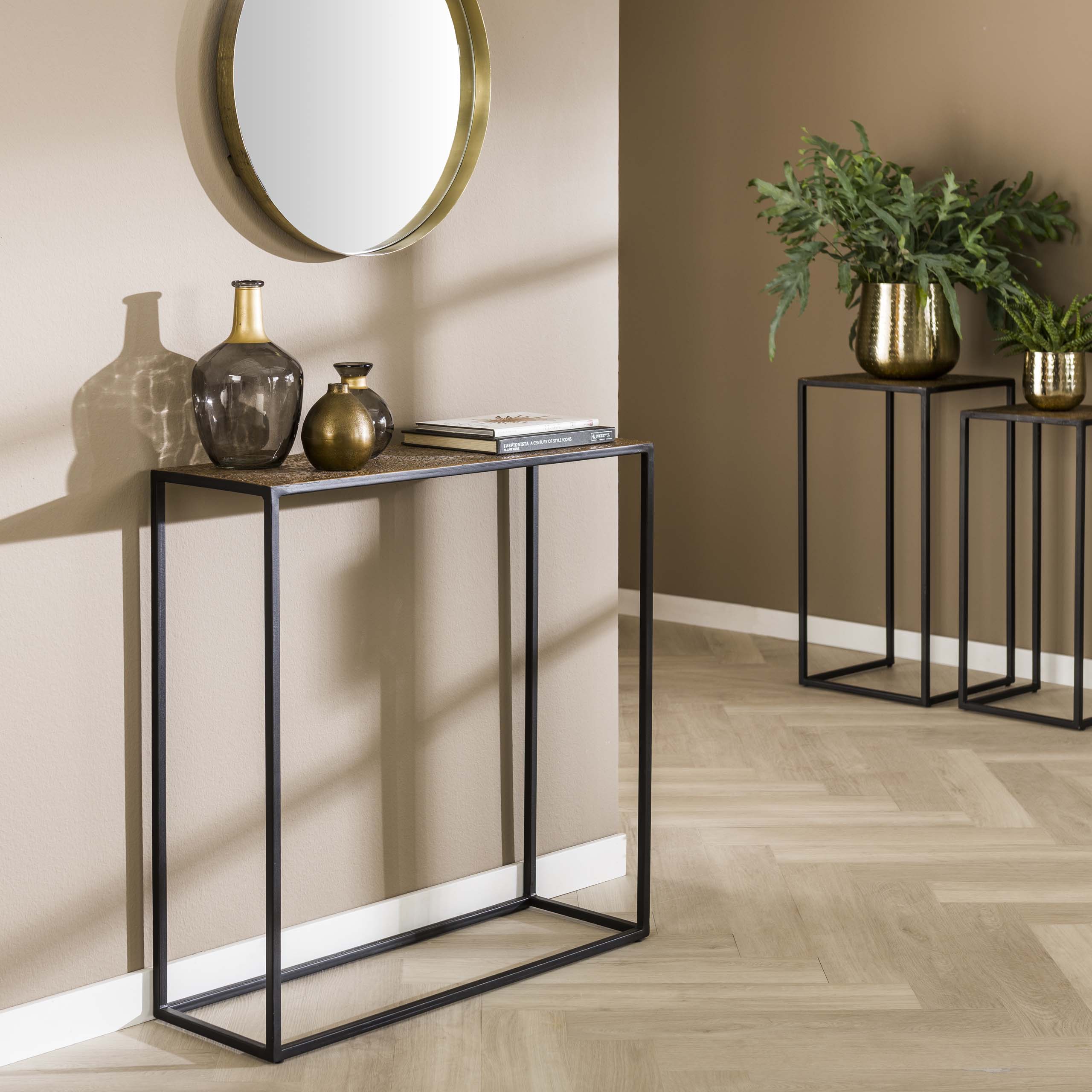 Haltafel Metallic / Antiek brons