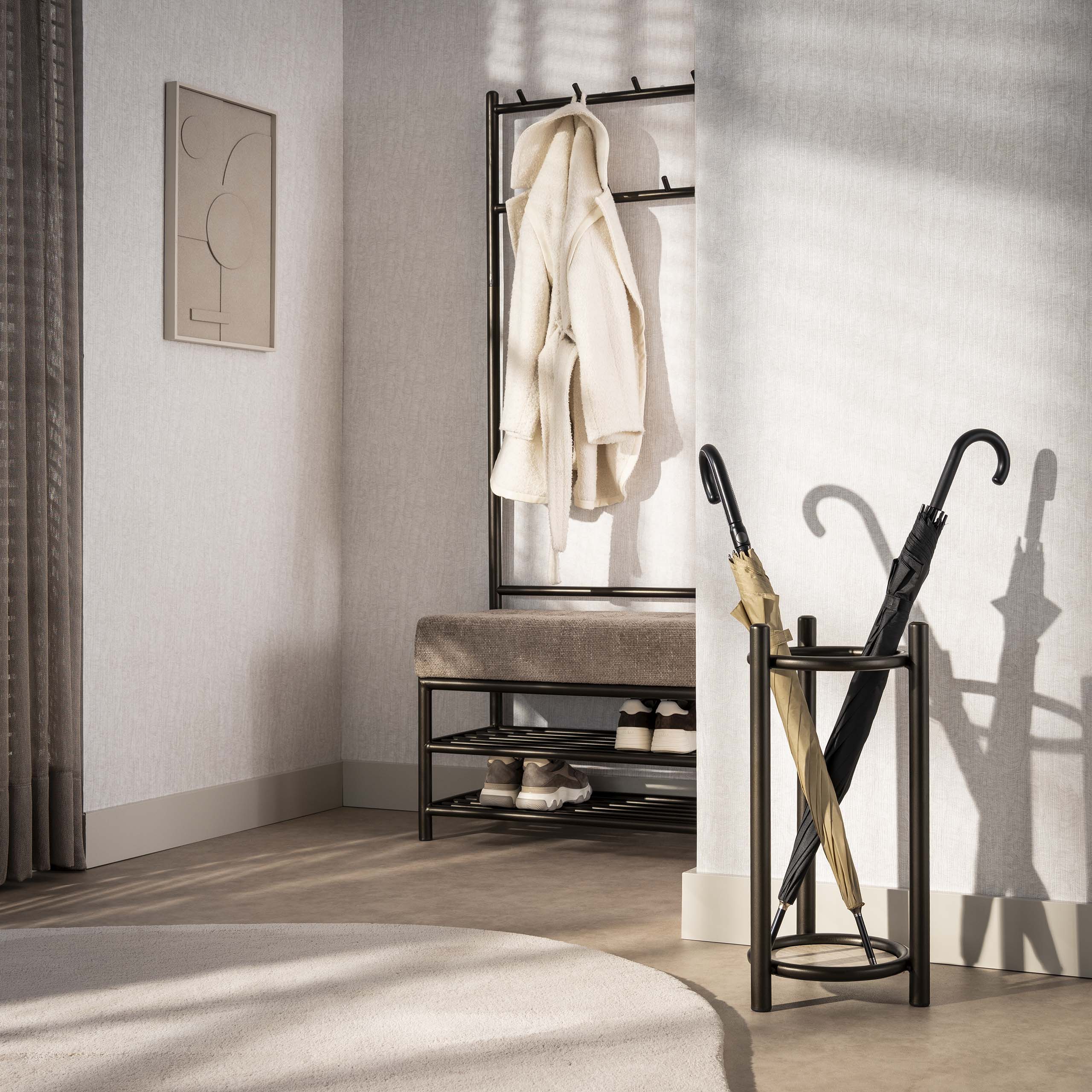 Paraplubak Luno rond / Drift brown
