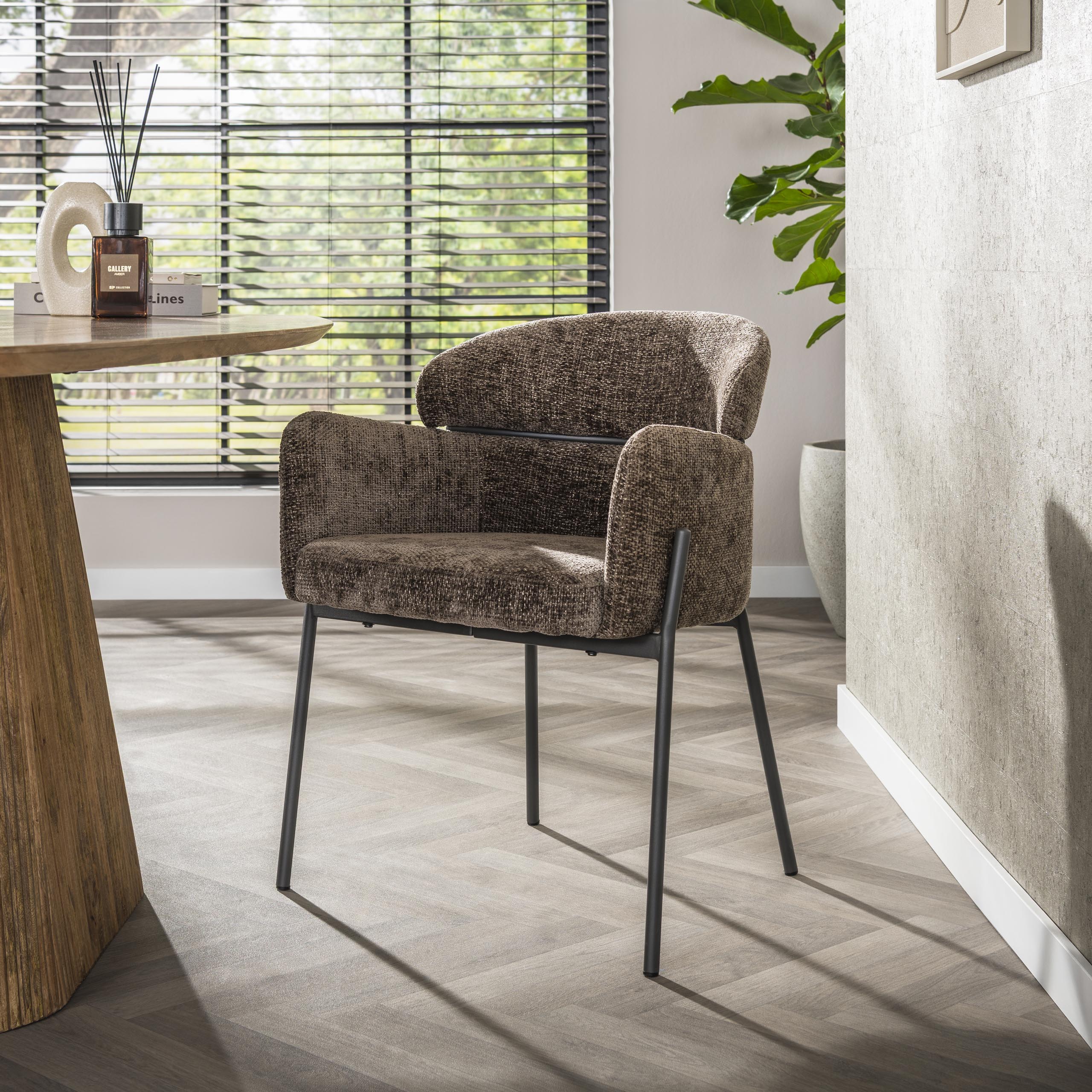 Armstoel Curva verpakt per 2 / Hoven taupe