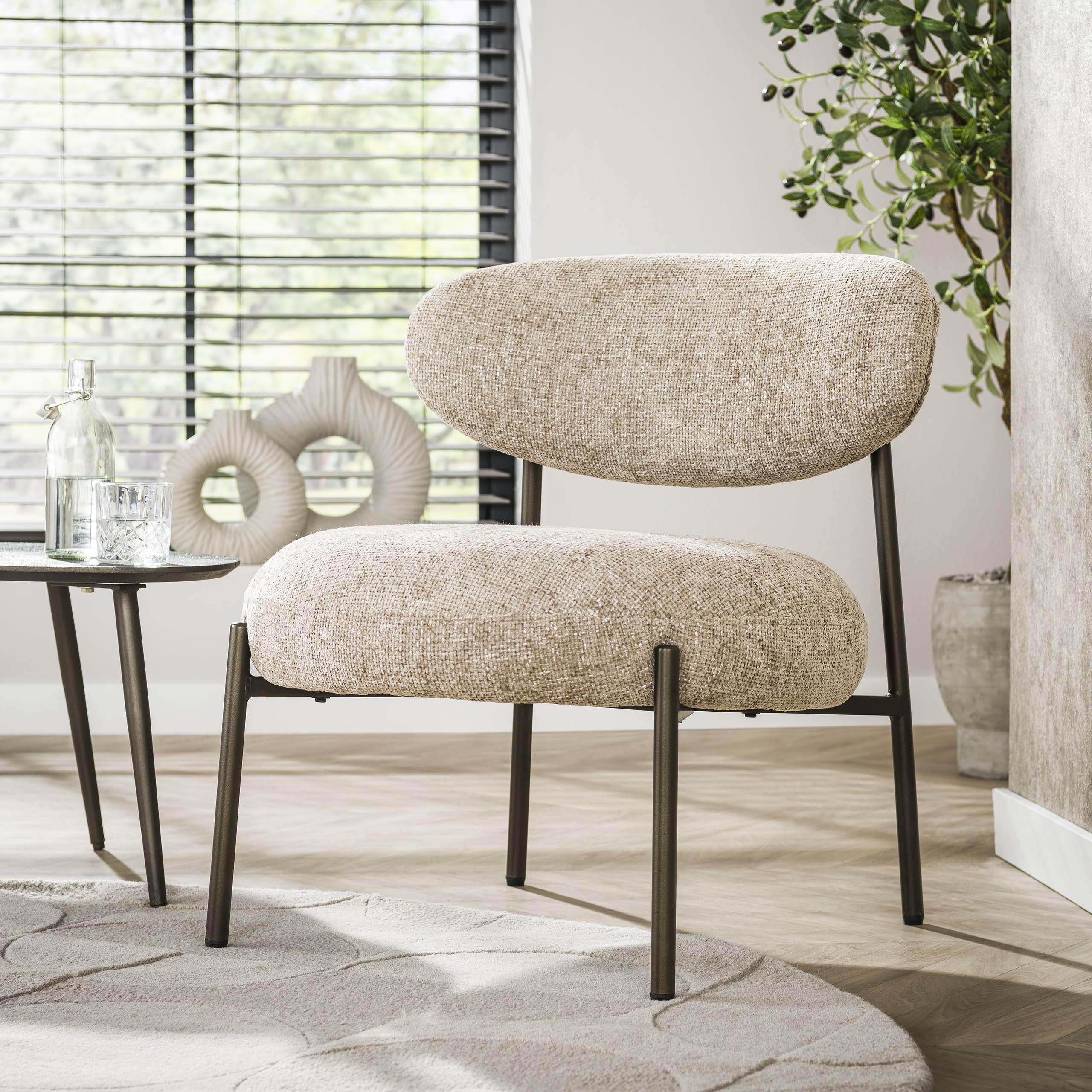 Fauteuil Round / Cargo zand