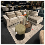SHOWMODEL UrbanSofa hoekbank Merano Bergamo Croco Silver