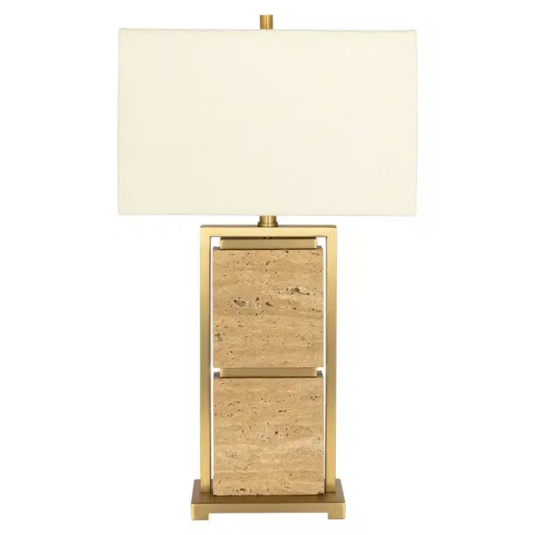 Richmond Interiors tafellamp 40x24x72 cm Meyra marmer