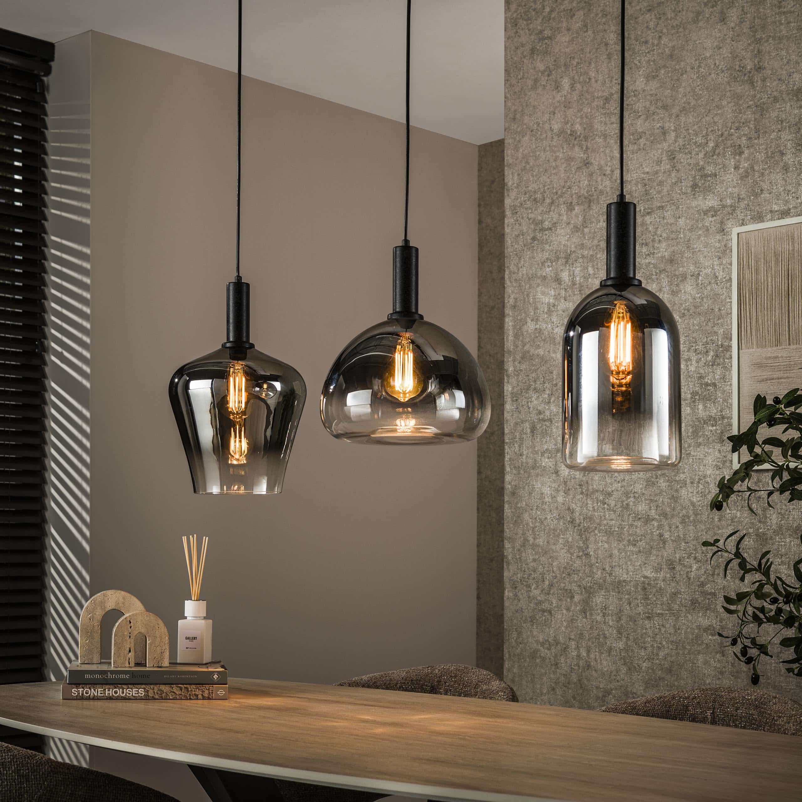 Hanglamp Zenith 3-lichts / Artic zwart