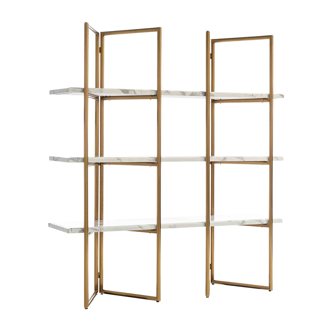 Richmond Interiors wandkast Lagrand 165x46,5x185 cm marmer