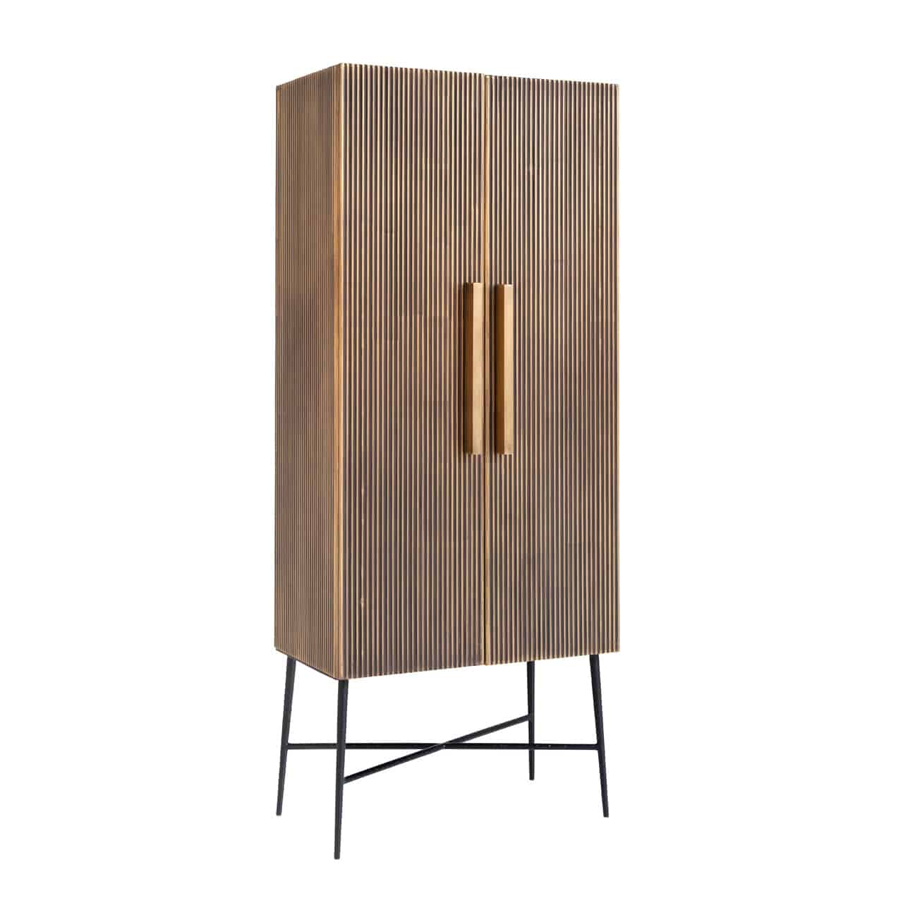 Richmond Interiors wandkast Ironville 75x40x182 cm