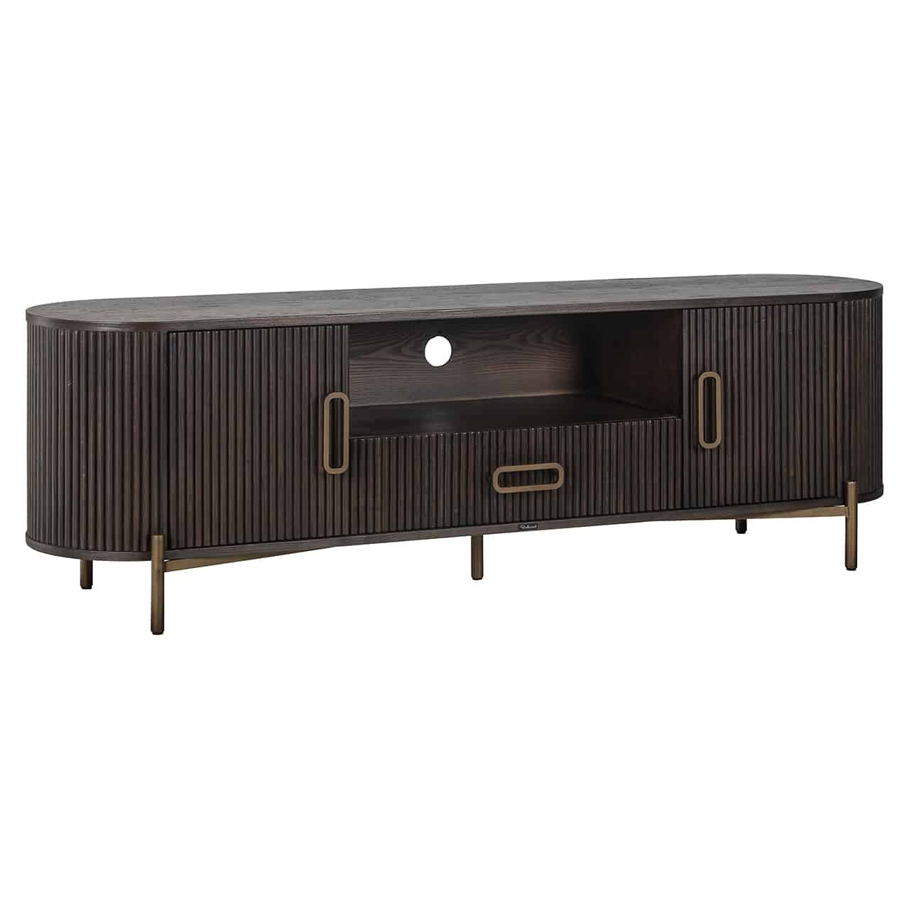 Richmond Interiors tv meubel Luxor 181,5x45x65 cm eiken