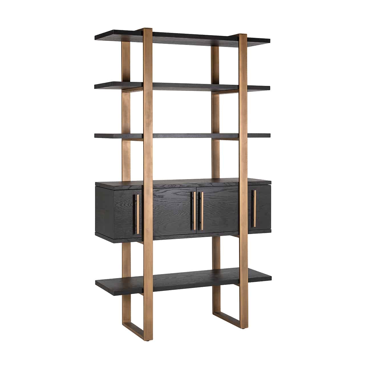 Richmond Interiors wandkast Cambon 116x42x200 cm eiken