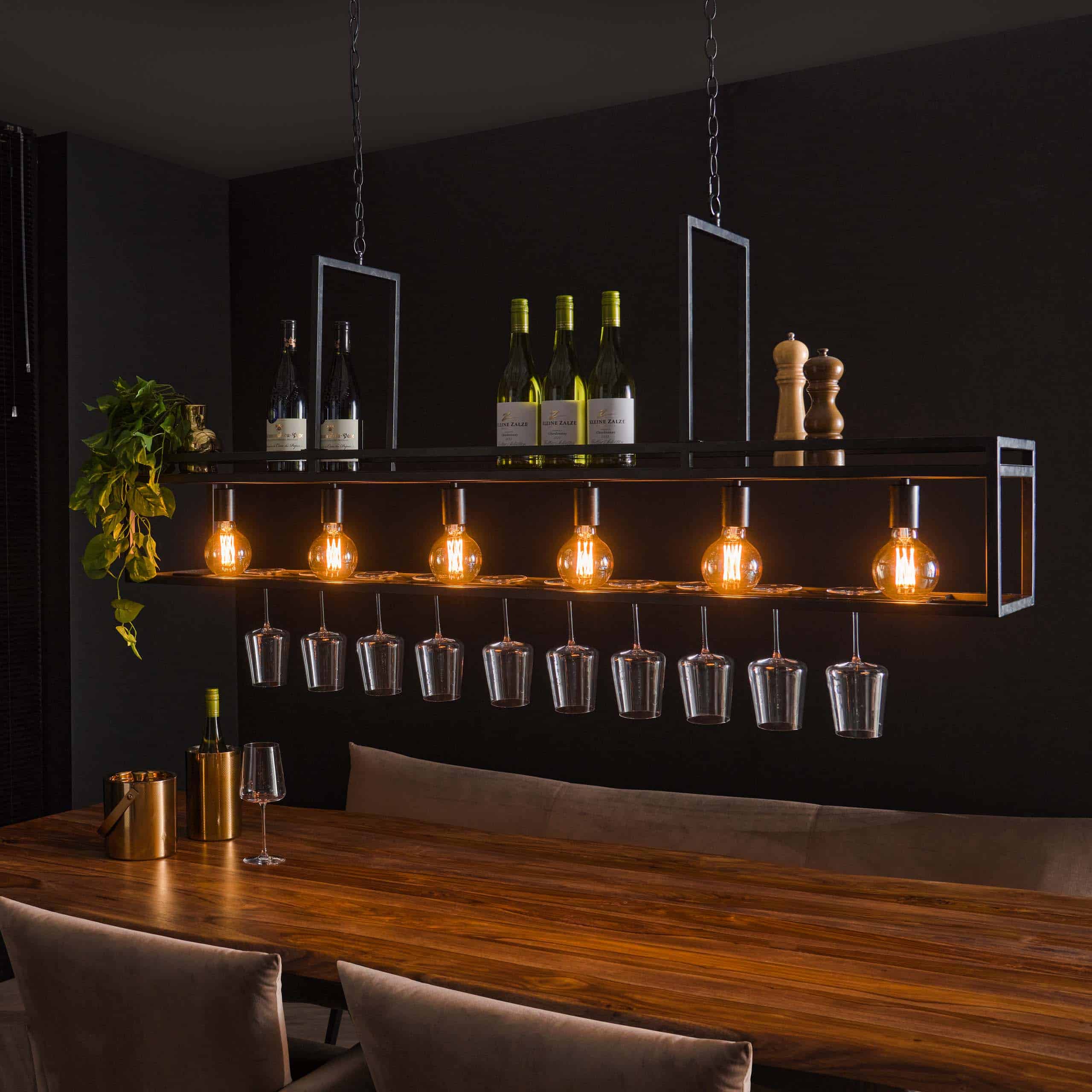 Hanglamp Decorate 6-lichts / Charcoal