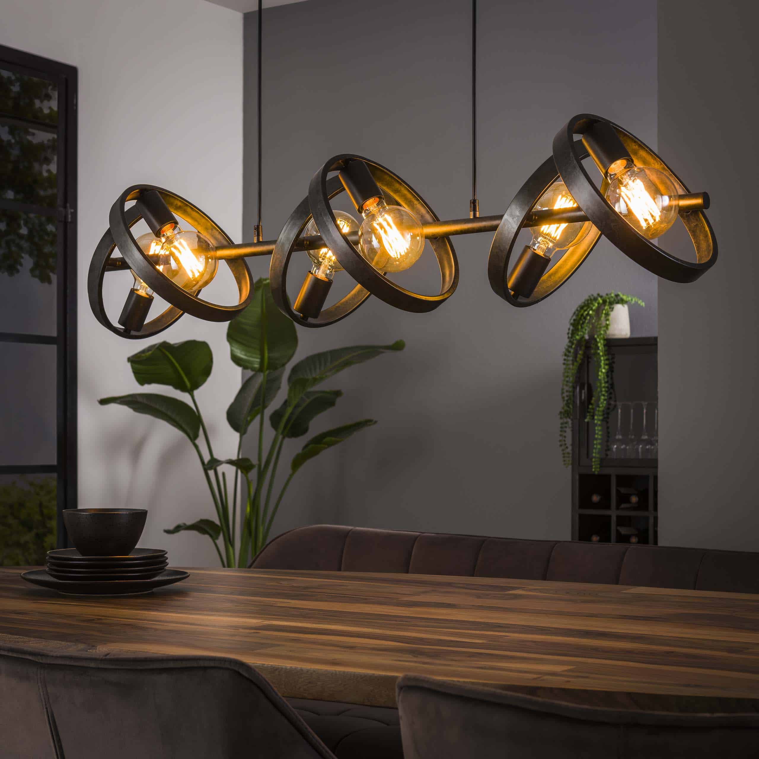 Hanglamp Hover 6-lichts / Charcoal