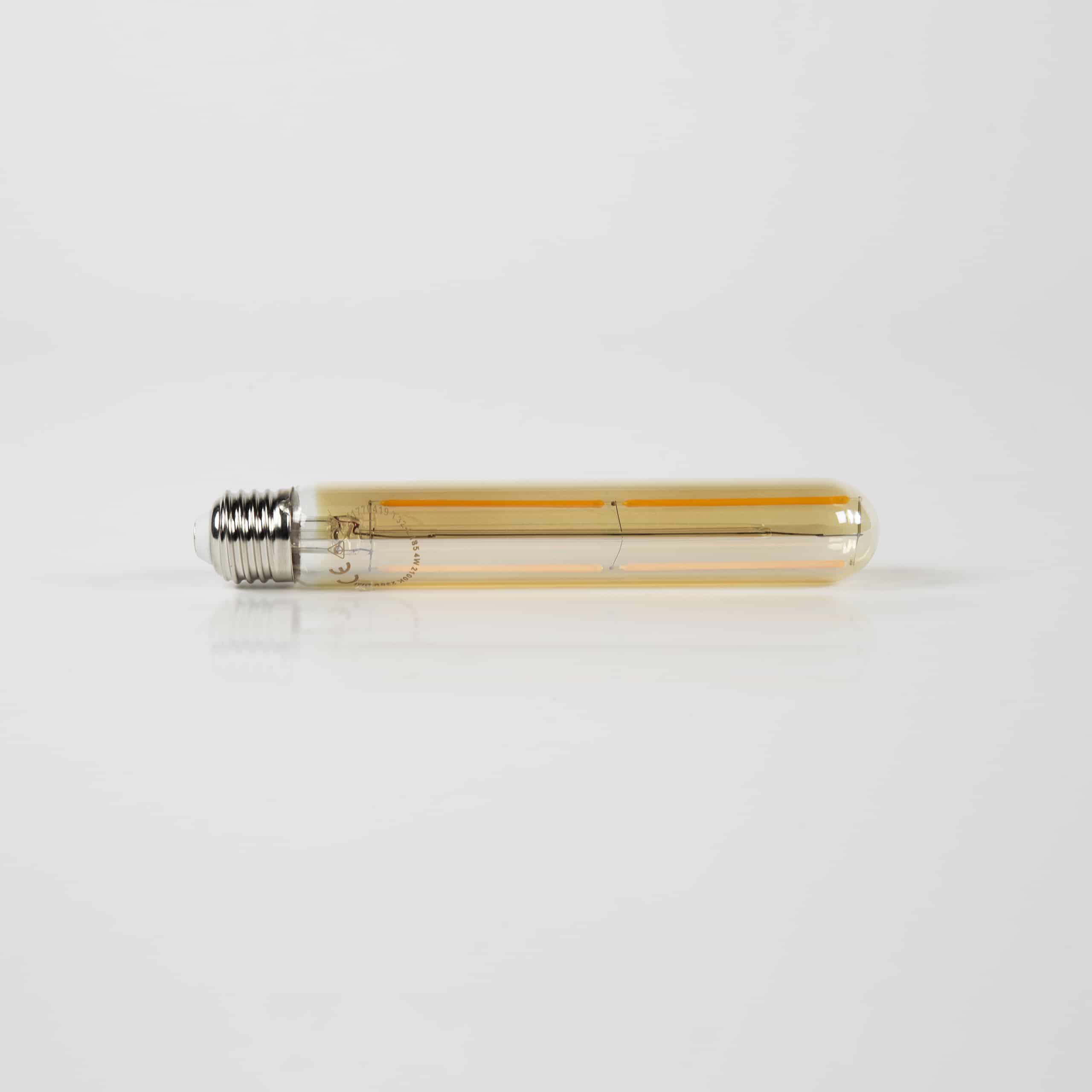 Lichtbron LED [T32-L185] filament buis 18,5cm / Amber glas