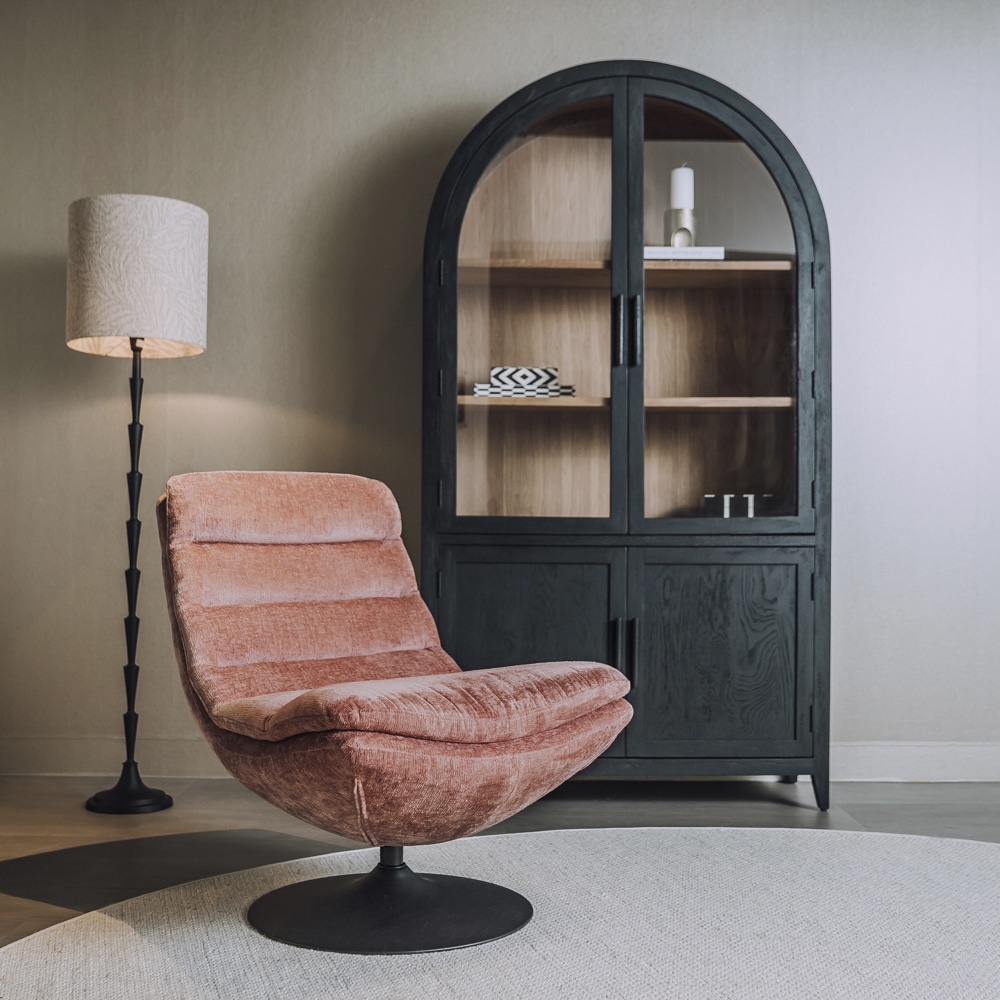 Tower Living fauteuil Marano draaibaar roze