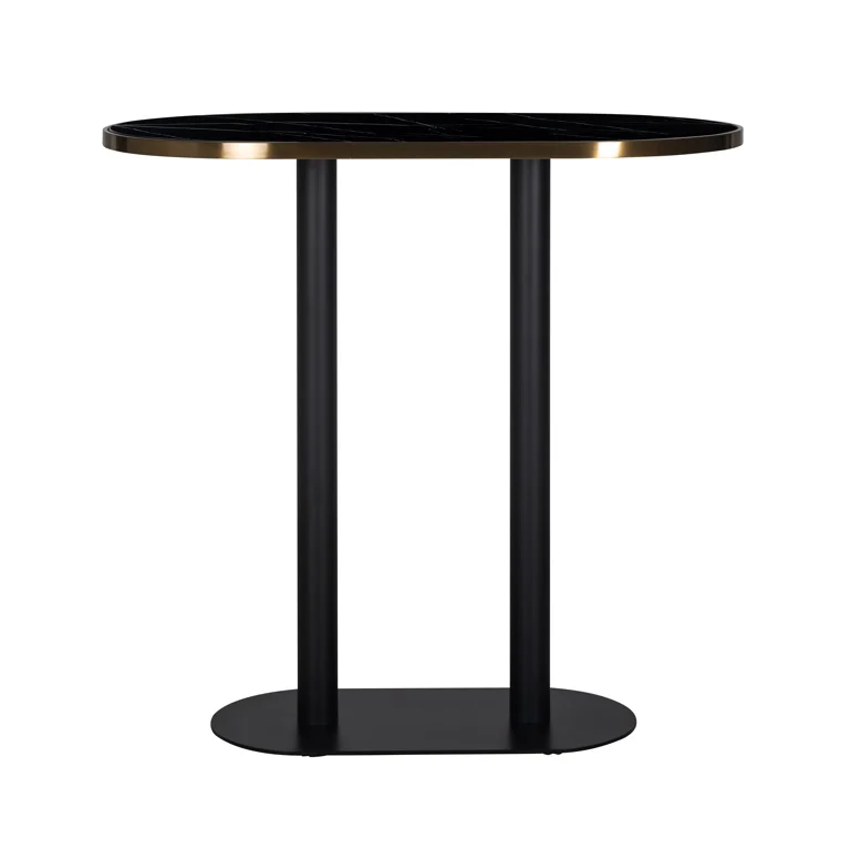 Richmond Interiors bartafel Zenza 120 cm ovaal marmer