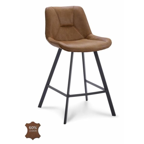 OPRUIMING Meubelcity barstoel Blake laag cognac