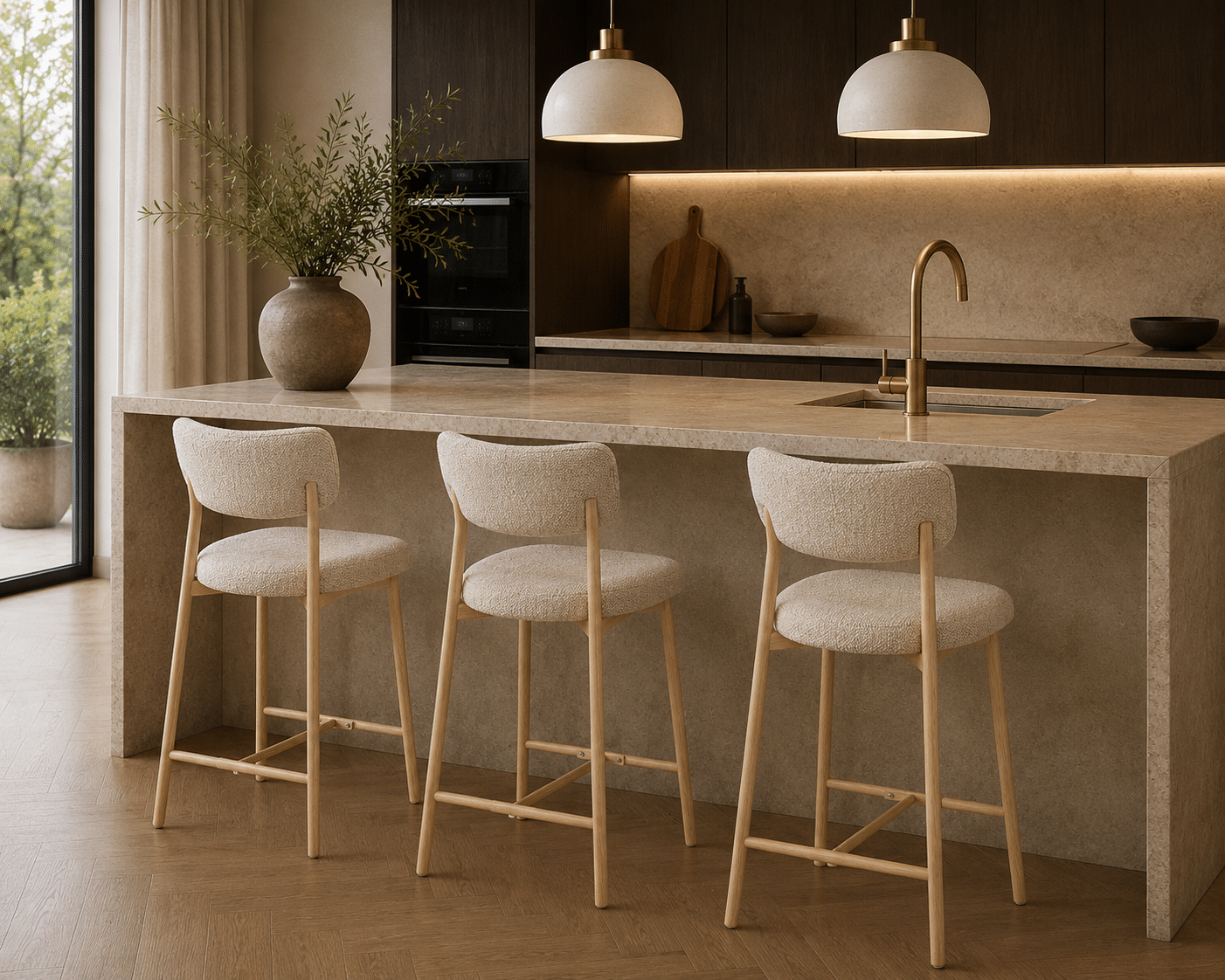 By-Boo barstoel Sedia natural