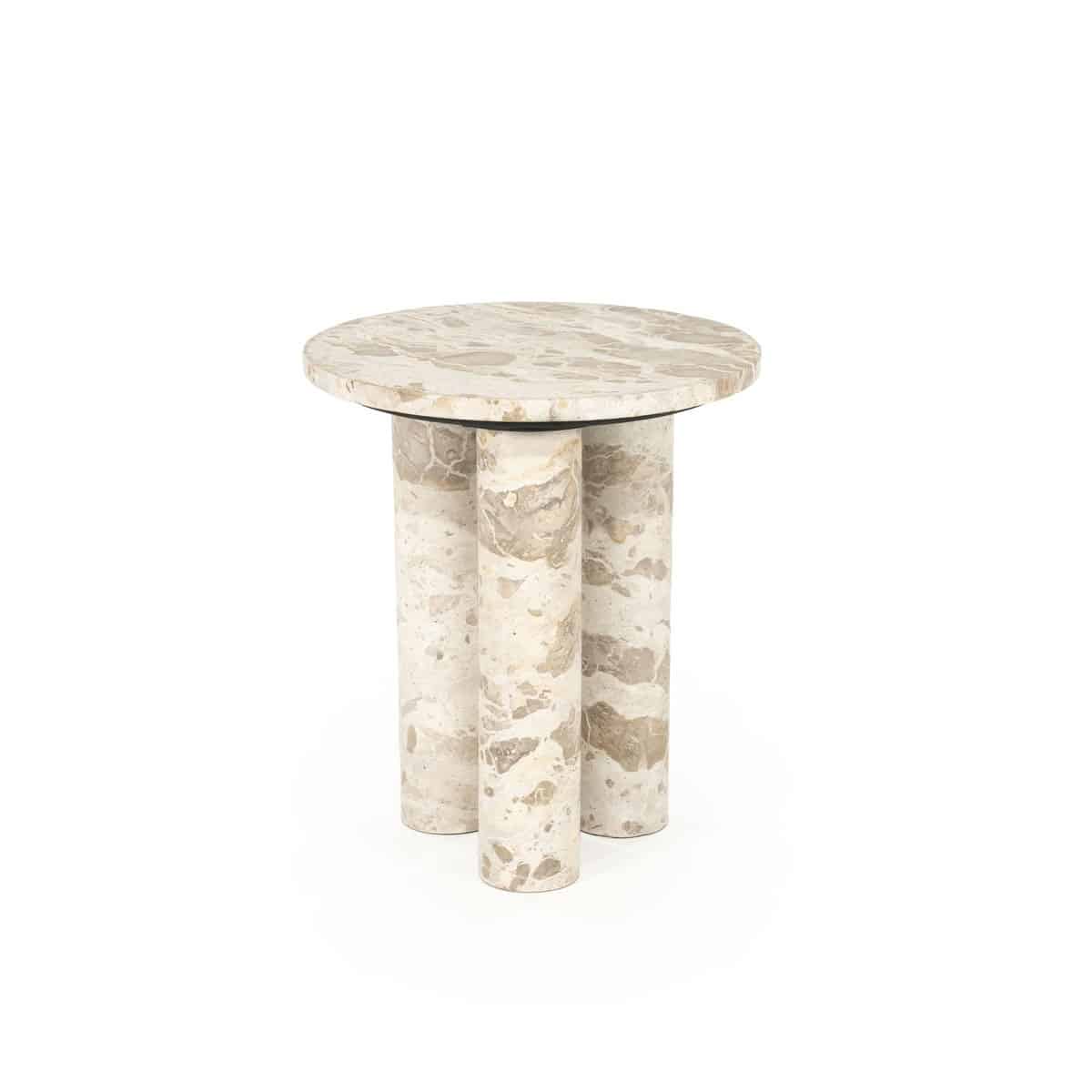 By-Boo bijzettafel Marmo 40x40x45 cm marmer