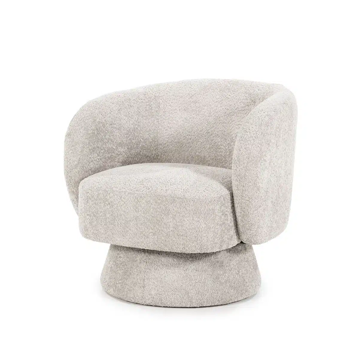 By-Boo draaifauteuil Balou met arm taupe